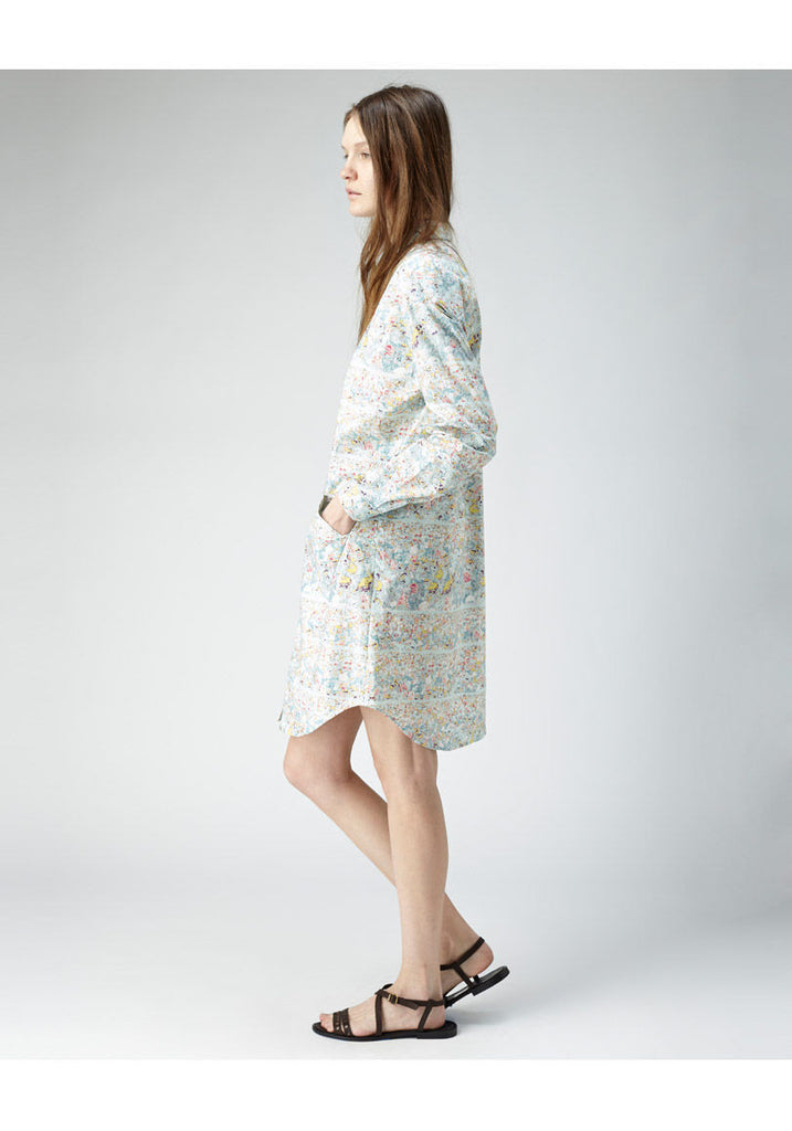 Floral Printed Shirtdress