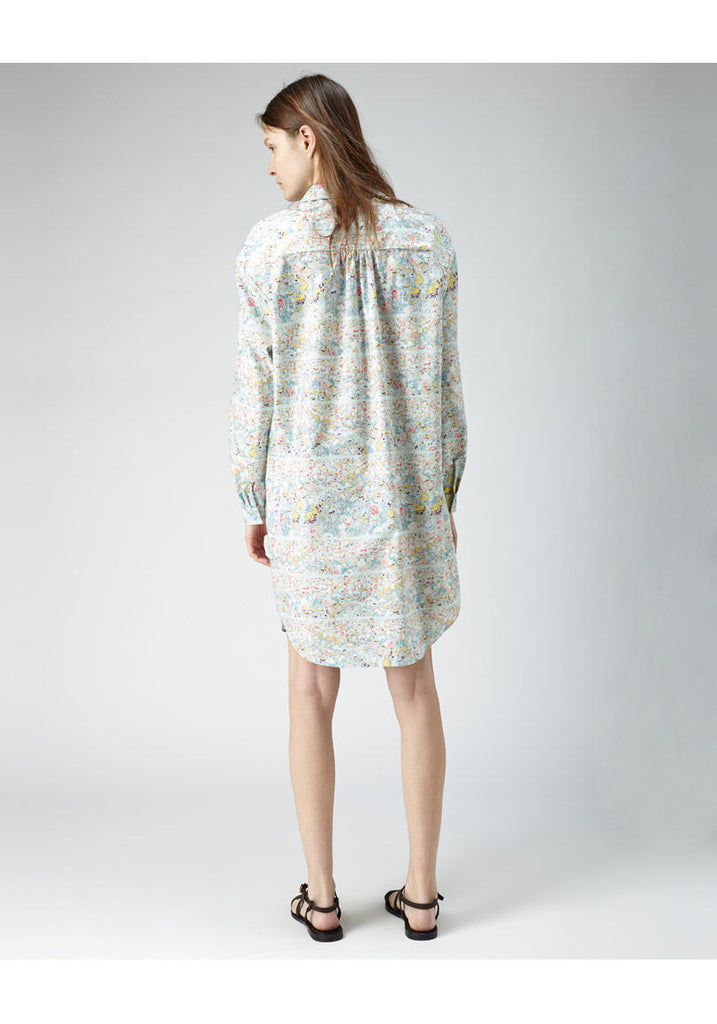 Floral Printed Shirtdress