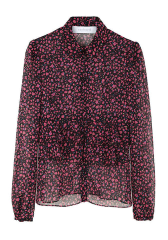 Floral Ruffle Top