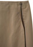 Gabardine Pleat Skirt