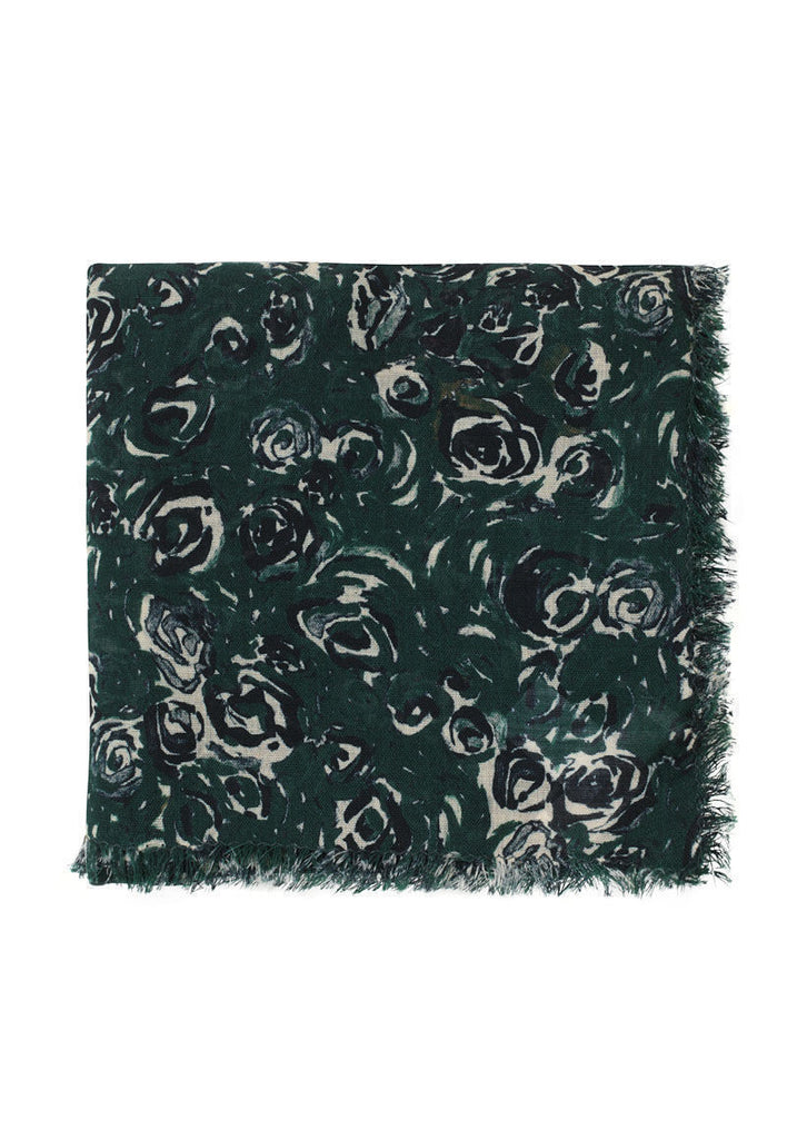Green Rose Scarf