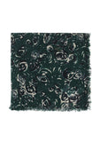Green Rose Scarf