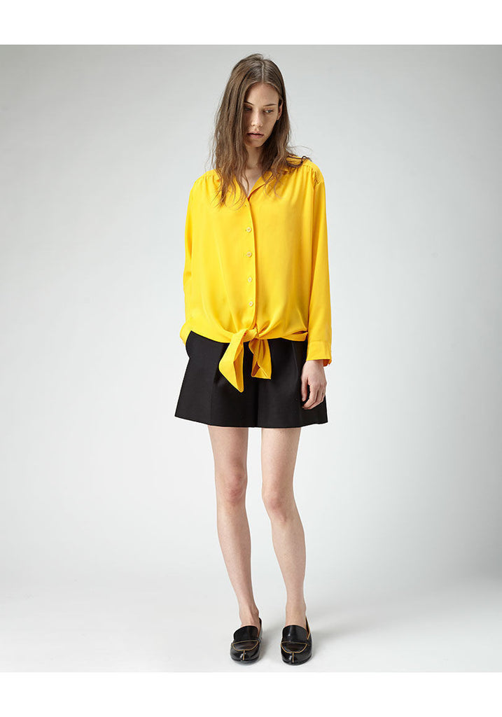 Long Sleeve Silk Shirt