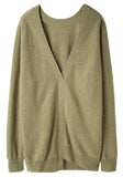 Low Back Cashmere Sweater
