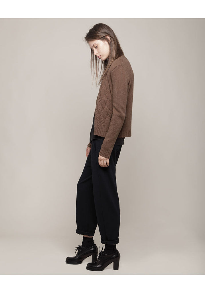 Merino Cable Cardigan