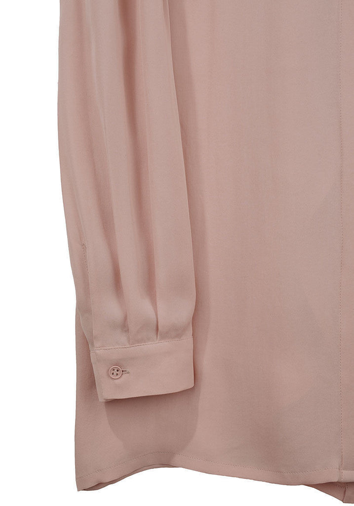 Open Back Silk Blouse