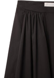 Pleated Poplin Skirt
