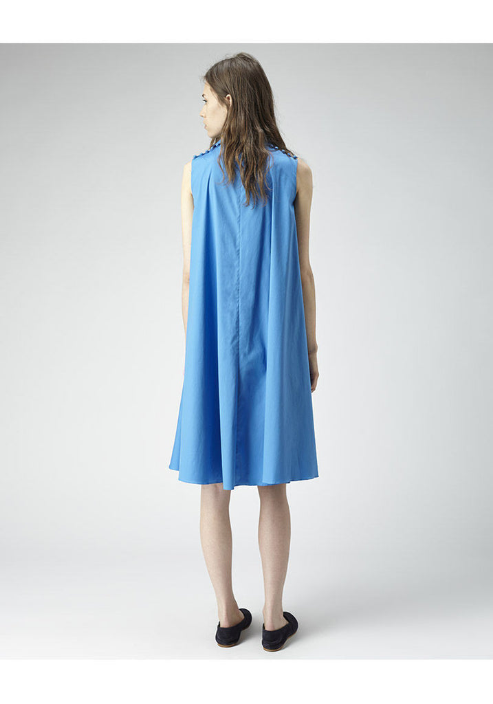 Poplin Sleeveless Dress