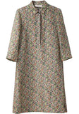 Printed Linen Voile Shirtdress