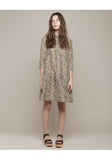 Printed Linen Voile Shirtdress