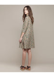 Printed Linen Voile Shirtdress