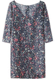 Printed Voile Shirtdress