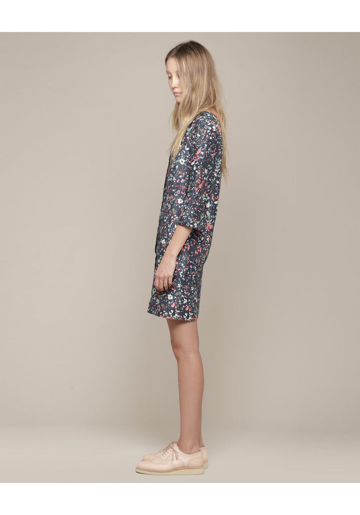 Printed Voile Shirtdress