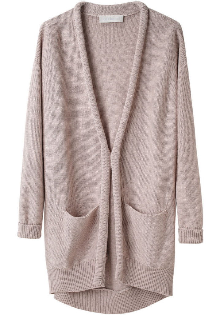 Rolled Purl Cardigan