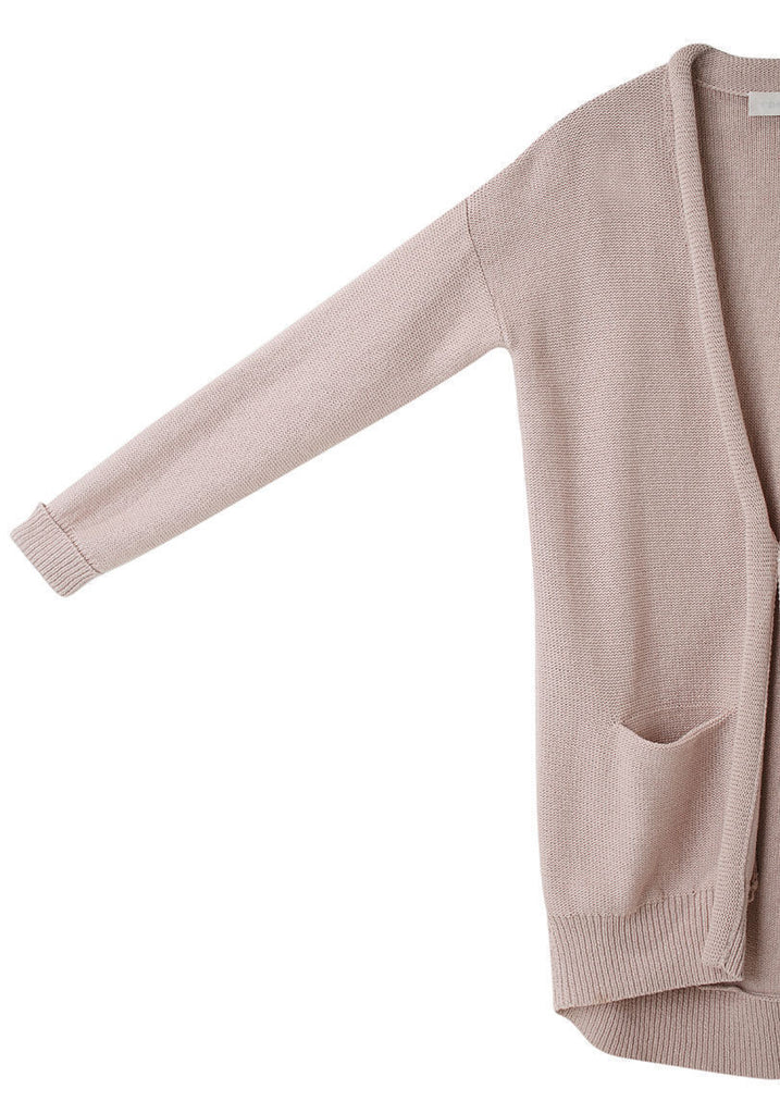 Rolled Purl Cardigan