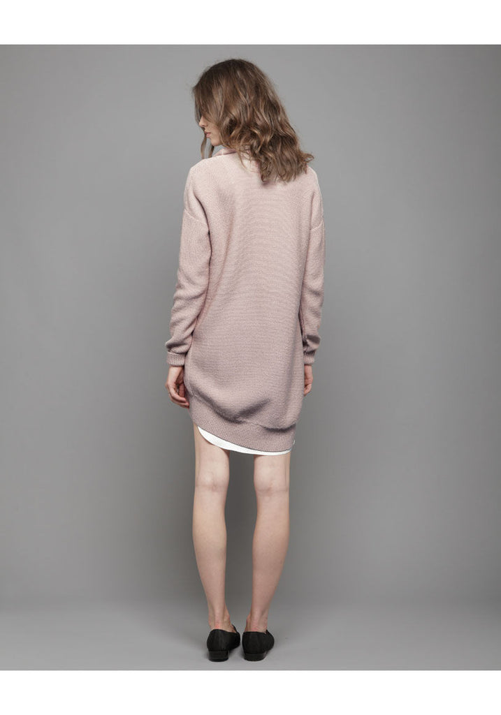 Rolled Purl Cardigan