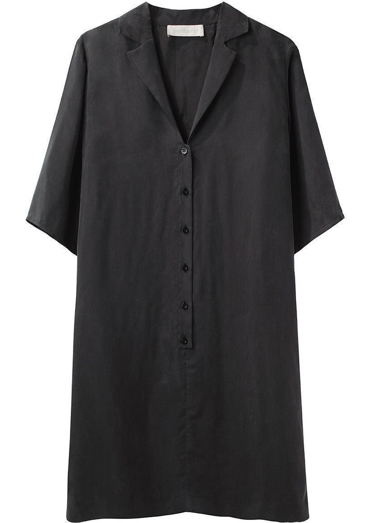 Satin Shirtdress