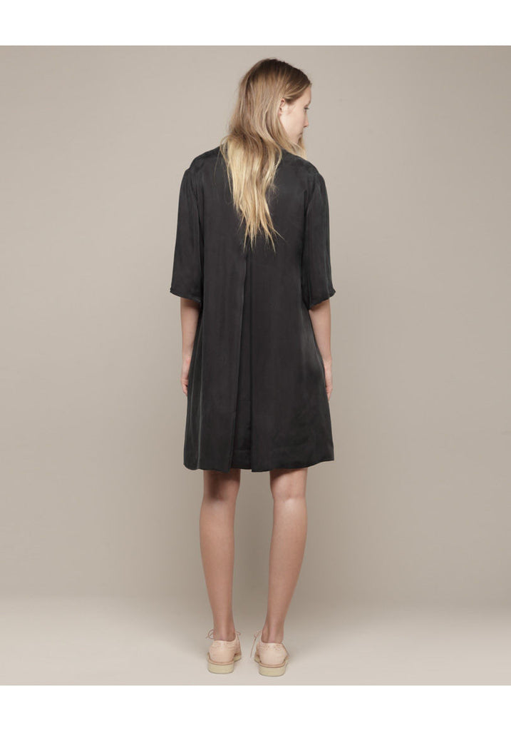 Satin Shirtdress