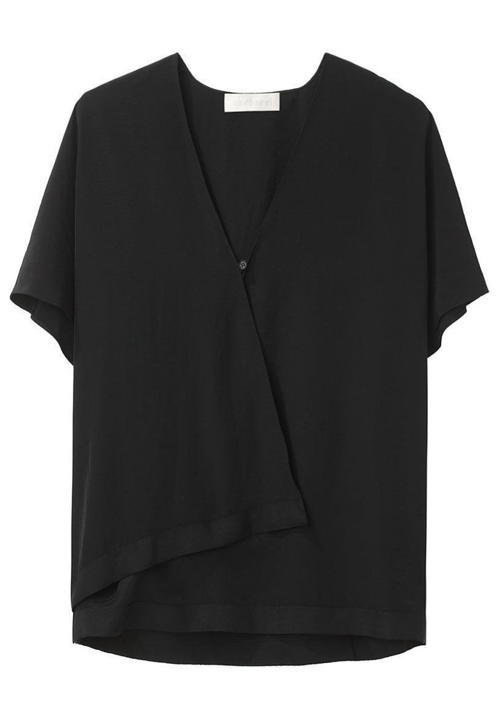 Short Sleeve Wrap Top