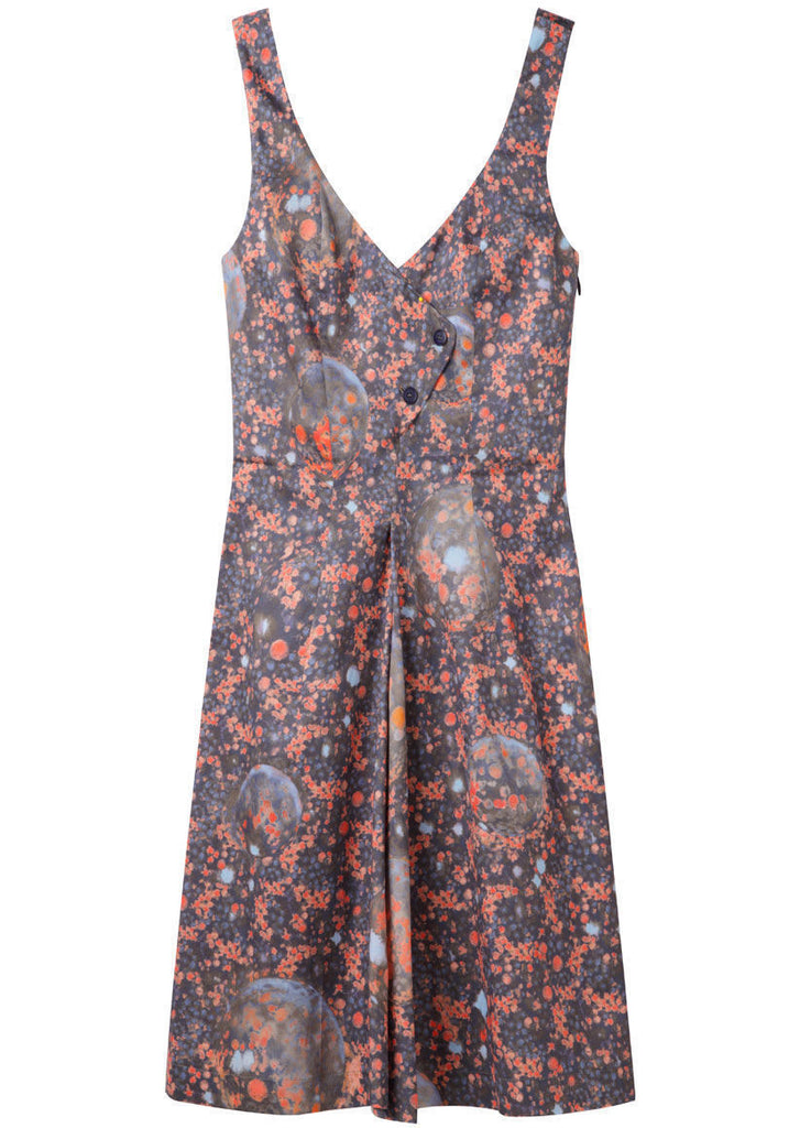 Sleeveless Printed Dress