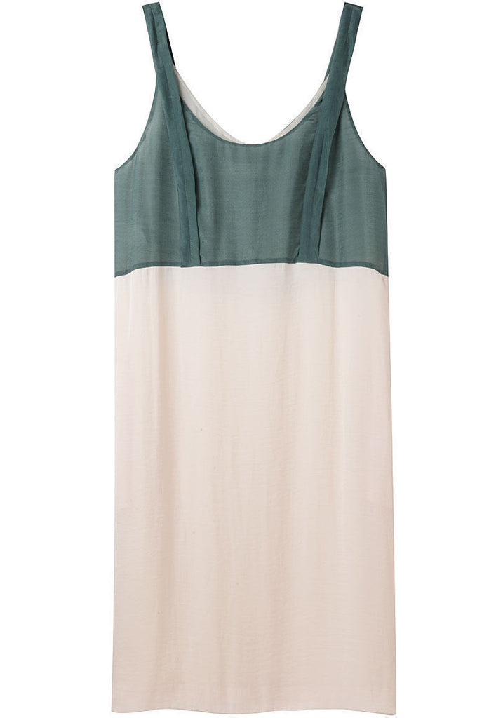 Sleeveless Satin Dress