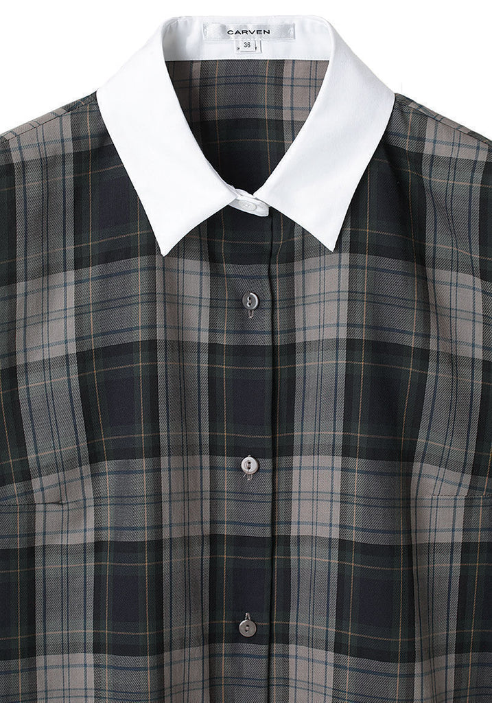 Collared Plaid Shirt