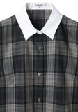 Collared Plaid Shirt