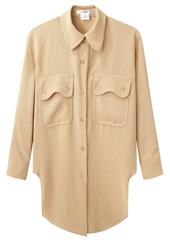 Crepe Pocket Shirt