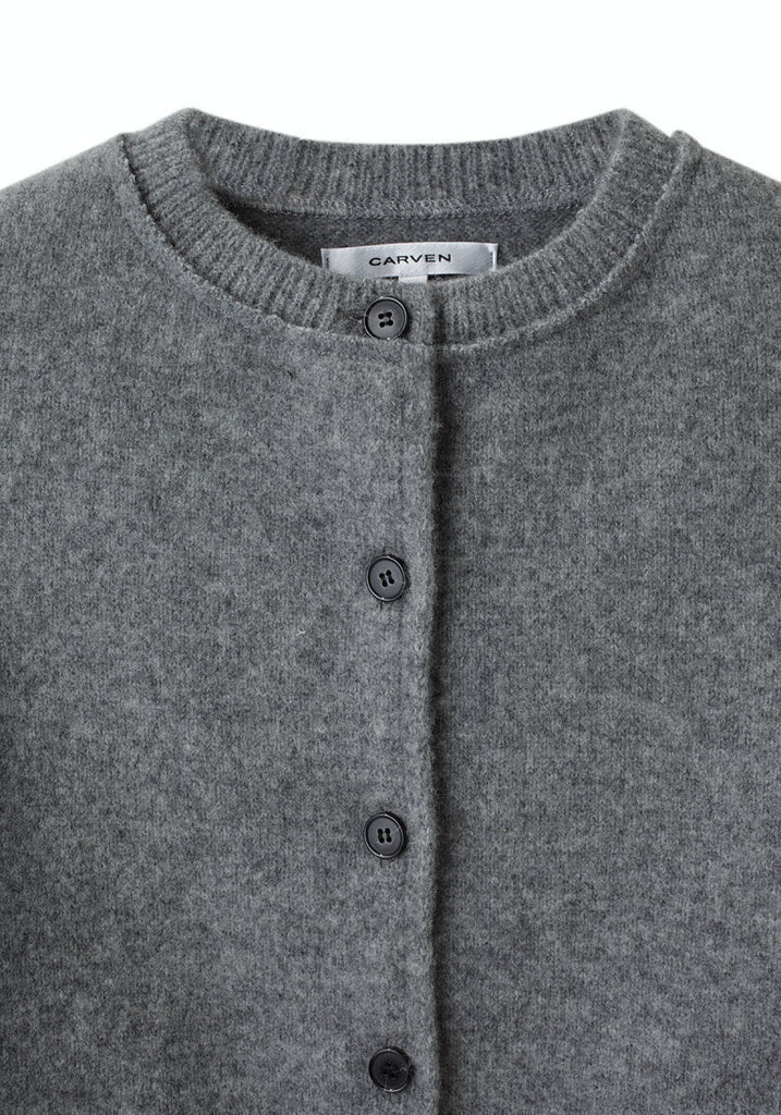 Cropped Wool Cardigan