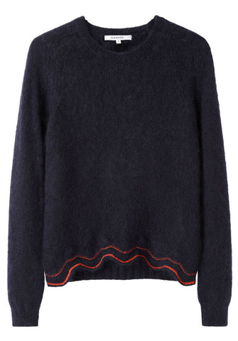 Cut-Out Mohair Knit