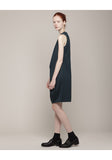 Draped Gabardine Dress