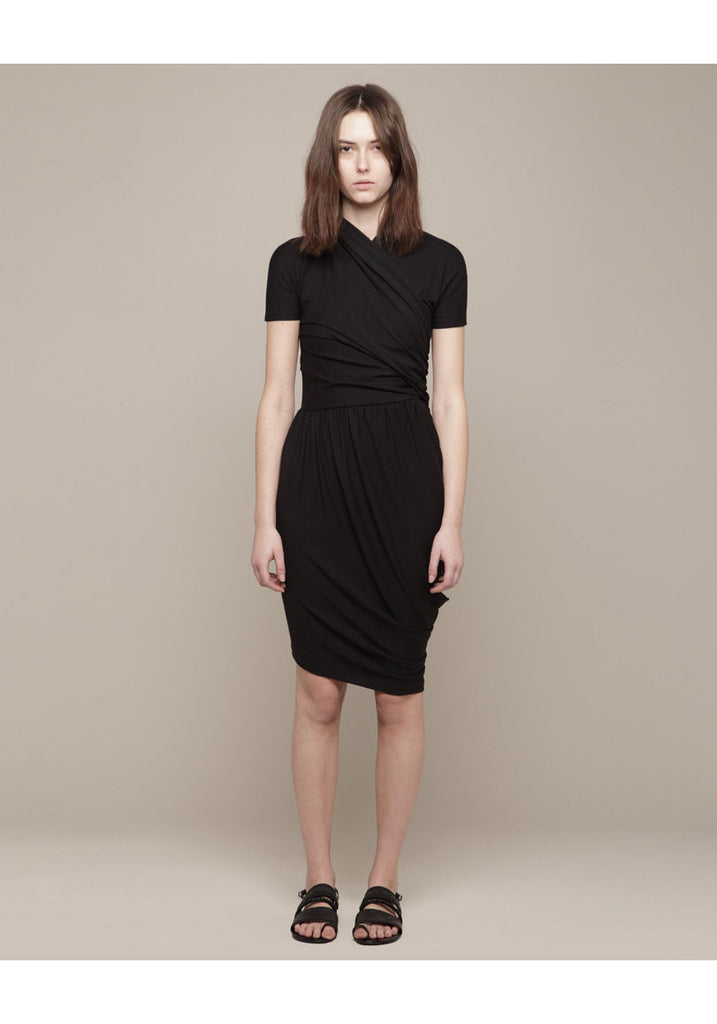 Draped Jersey Dress