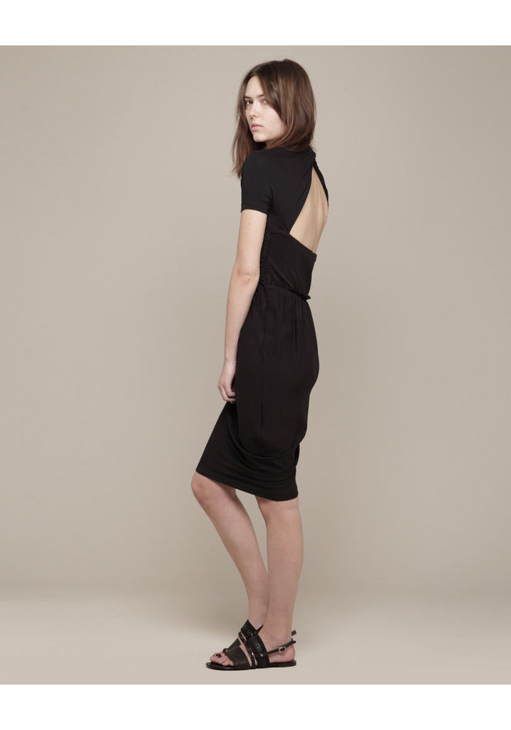 Draped Jersey Dress