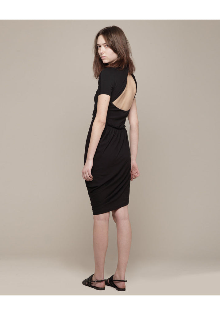Draped Jersey Dress