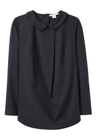 Draped Peter Pan Top