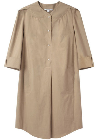Dress with Stitch Collar