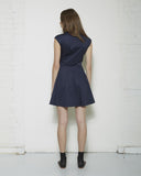 Flared Cotton Shirtdress