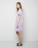 Floral Cut-Out Oxford Dress