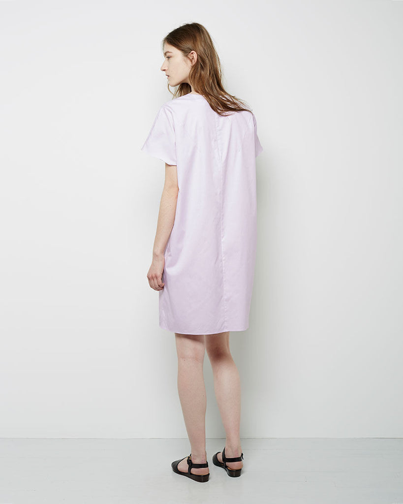 Floral Cut-Out Oxford Dress