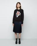 Floral Embroidered Sweatshirt