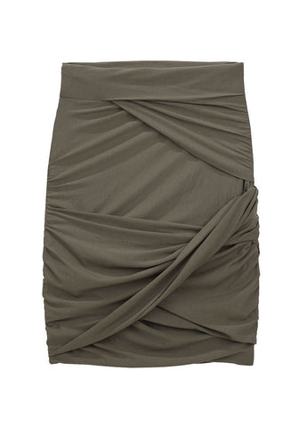 Gathered Draped Skirt