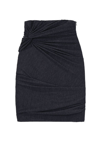 Jersey Draped Skirt
