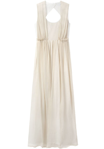 Long Open Back Dress