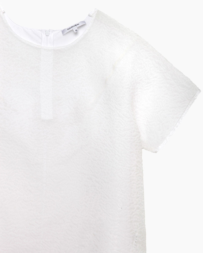 Organza Jacquard Top