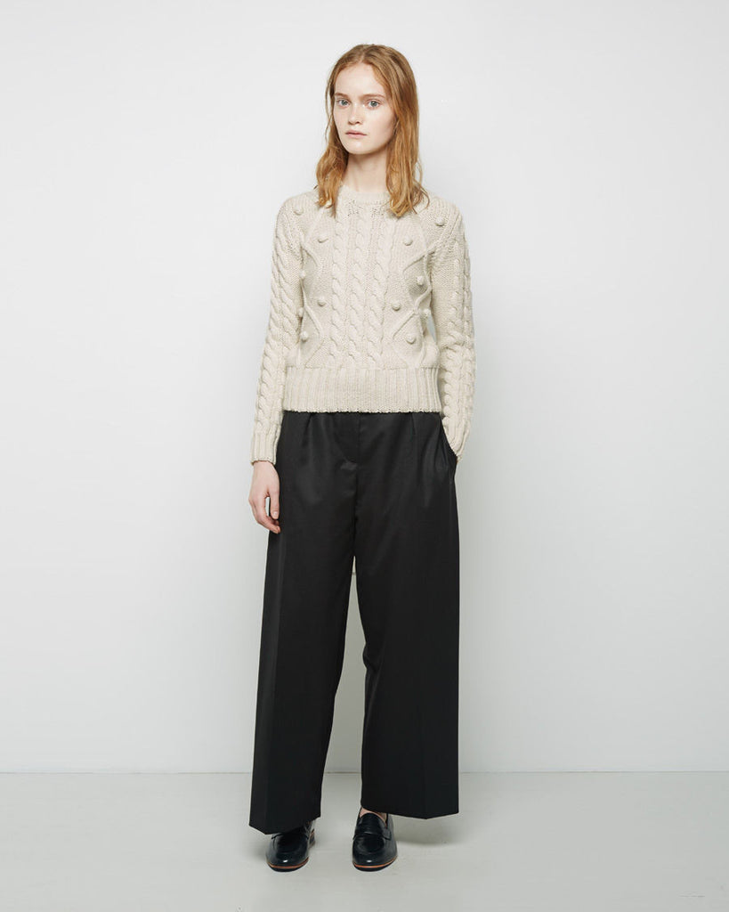 Popcorn Knit Pullover