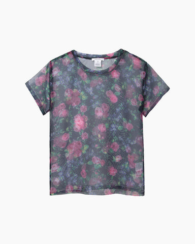 Sheer Floral Top
