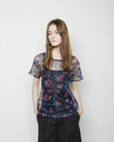 Sheer Floral Top
