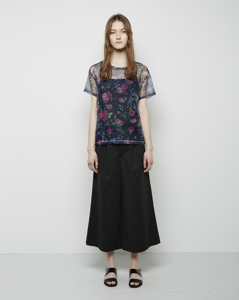 Sheer Floral Top