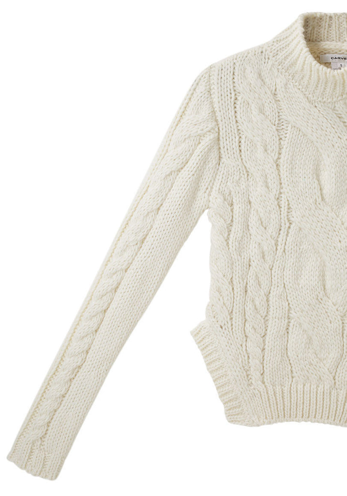 Short Cable Sweater