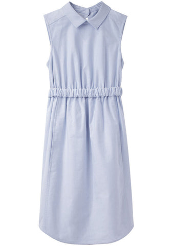 Sleeveless Oxford Dress